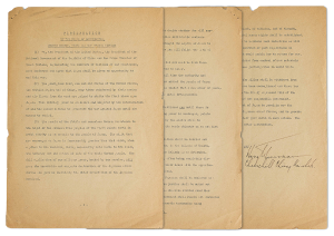 Harry S. Truman Signed Potsdam Proclamation
