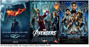 modern superhero movie posters